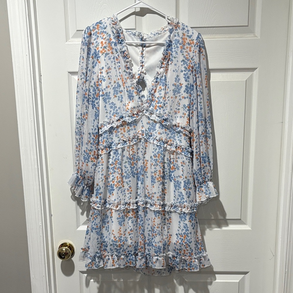 Floral Ruffle Dress
